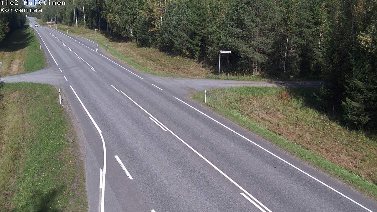 Traffic Cam Huittinen: Tie - Korvenmaa - Poriin