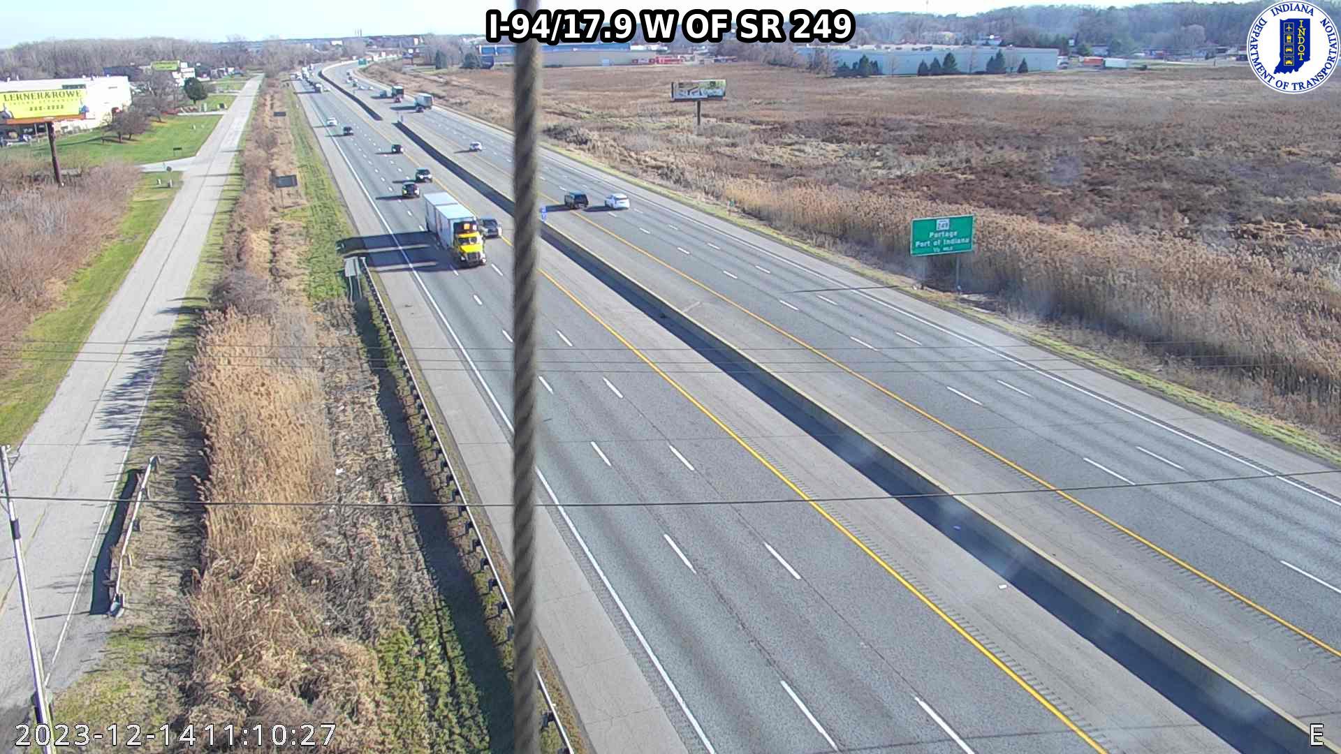 Traffic Cam Portage: I-94: I-94/17.9 W OF SR 249 : I-94/17.9 W OF SR 249