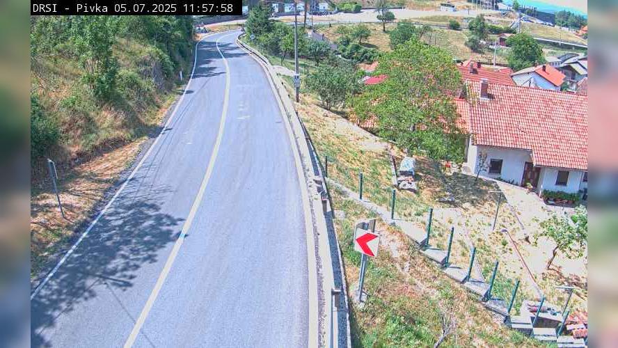 Traffic Cam Radohova vas: G1-6, Pivka - Ribnica, Pivka