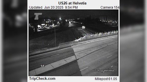 Traffic Cam West Union: US 26 at Helvetia