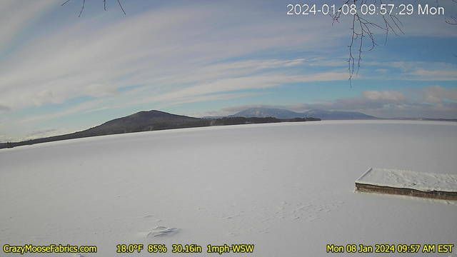 Traffic Cam Piscataquis: Beaver Cove Camps at Moosehead Lake