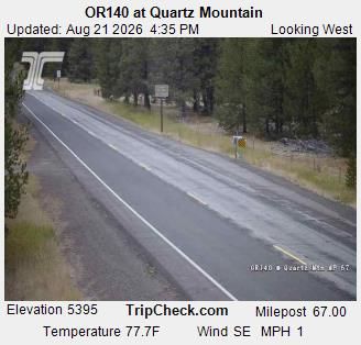 Traffic Cam Quartz Mountain: ORE140 at