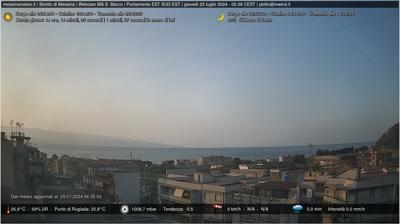 immagine della webcam nei dintorni di Reggio Calabria: webcam Scaletta Superiore