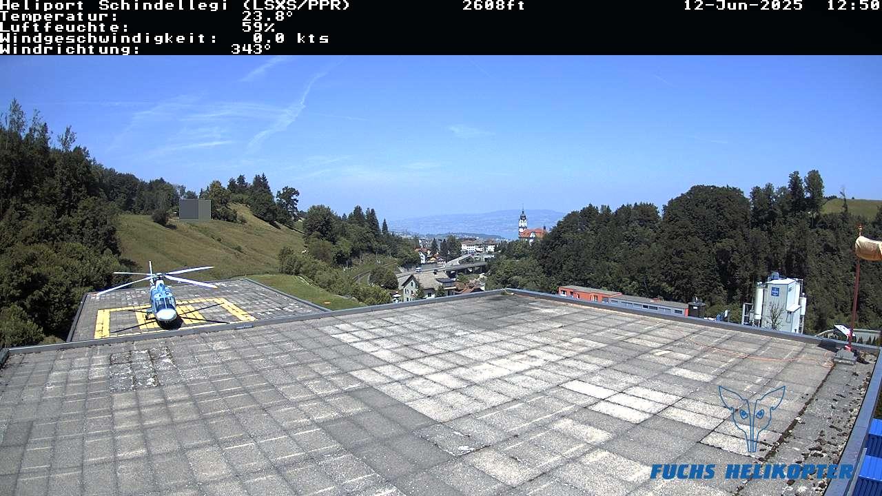 Schindellegi Skywatch: City to Forest Webcam