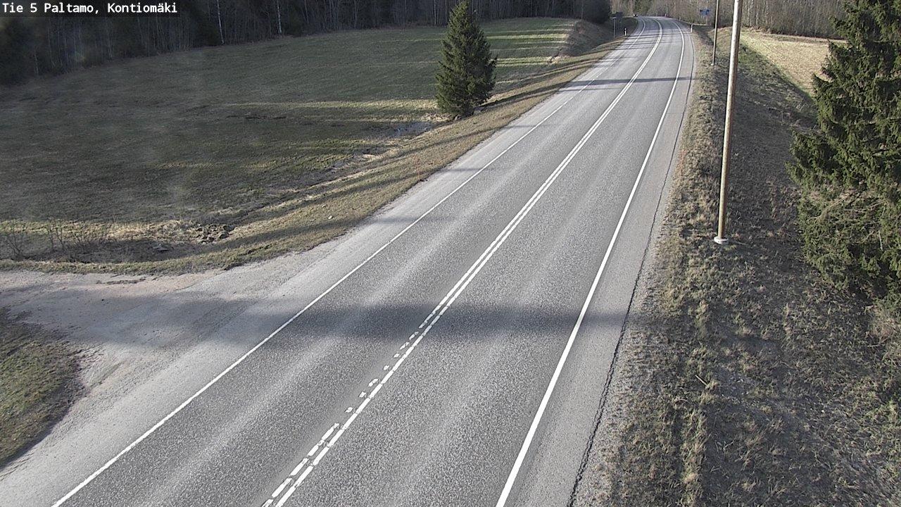 Traffic Cam Paltamo: Tie - Kontiomäki - Kuusamoon
