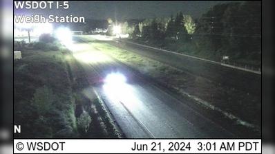 Traffic Cam Pioneer: I-5 at MP 16.2: Weigh Station
