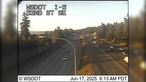 Traffic Cam Lowell: I-5 at MP 191.6: 52nd St SE