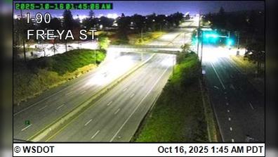 Traffic Cam Comstock: I-90 at MP 283.7: Freya St