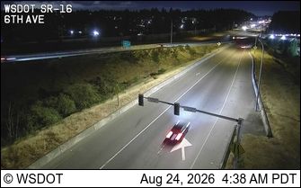 Traffic Cam Fircrest: SR 16 at MP 3.6: Sixth Ave