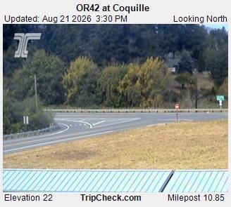 Traffic Cam Coquille: ORE42 at