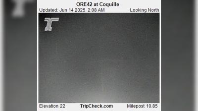ORE42 at Coquille: Scenic Traffic
