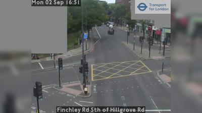 Finchley Rd Traffic and Landscape