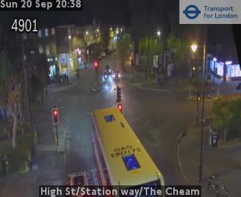Traffic Cam Sutton: High St/Station way/The Cheam