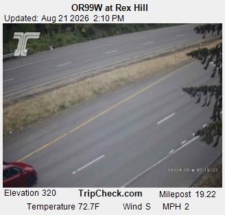 Traffic Cam Durham: ORE99W at Rex Hill