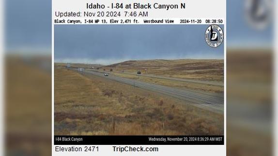 Traffic Cam New Plymouth: I-84 at Black Canyon N