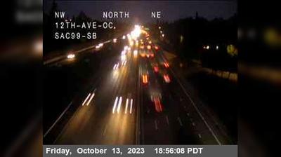 Traffic at Hwy 99 Sacramento