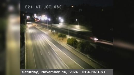 Traffic Cam Walnut Creek › East: TV212 -- SR-24 : I-680