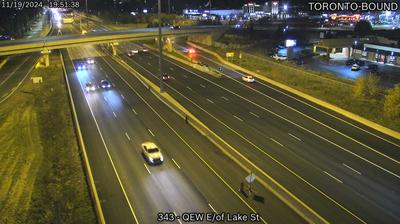 St Catharines QEW Traffic