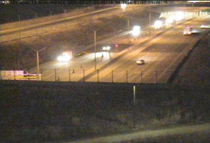 Traffic Cam Windsor: 401 in Grand Marais Tunnel East Portal