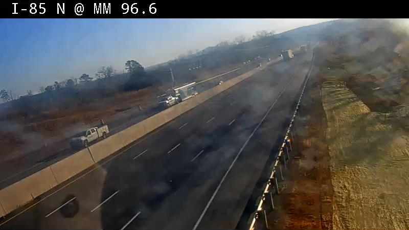 Traffic Cam East Gaffney: I-85 N @ MM 96.6