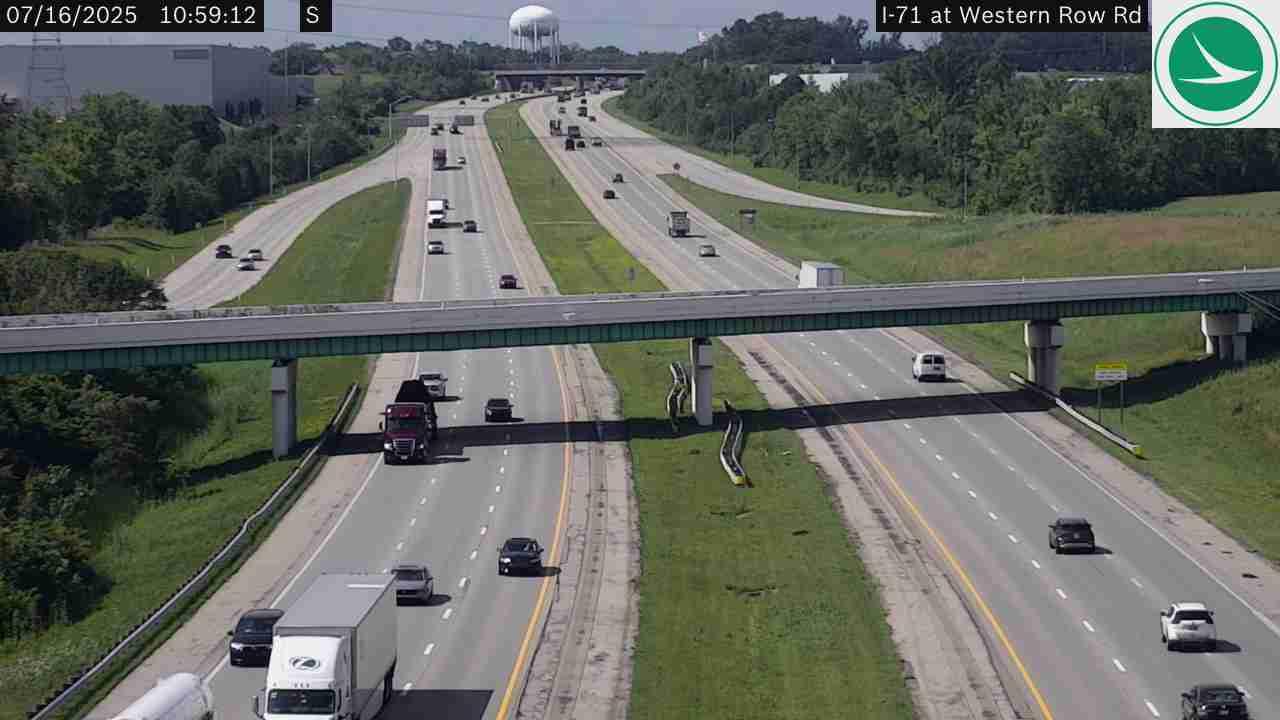 Traffic Cam Mason: I-71 at Western Row Rd