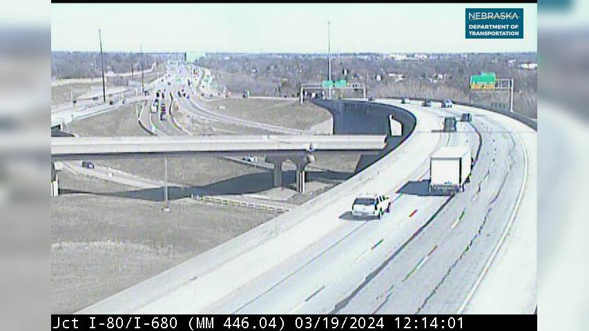 Traffic Cam Millard: I-80: 108th St in Omaha: Interstate Views