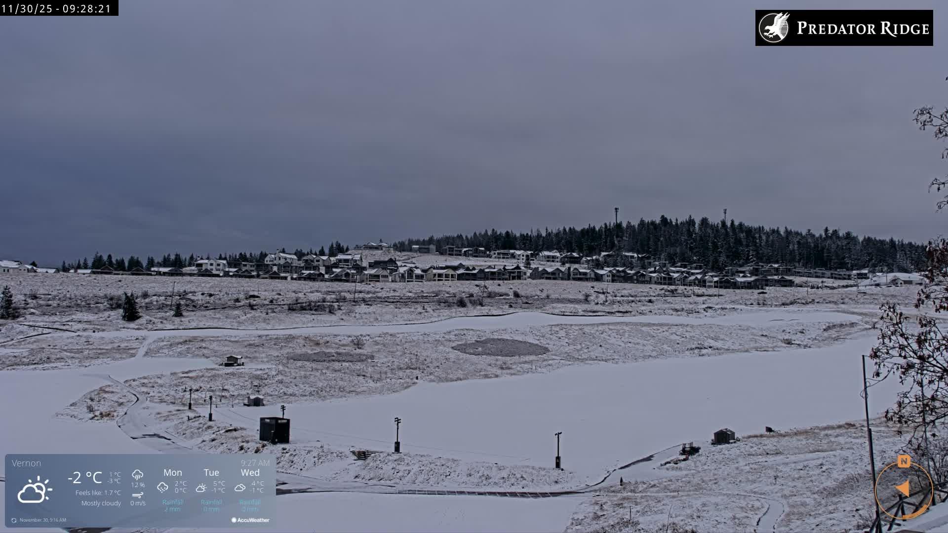 Traffic Cam Vernon › East: Predator Ridge Resort