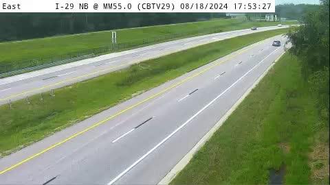 Traffic Cam Council Bluffs: CB - I-29 NB @ MM 55 (29)