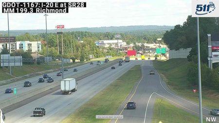 Traffic Cam Augusta: GDOT-CAM-I-20-199--1