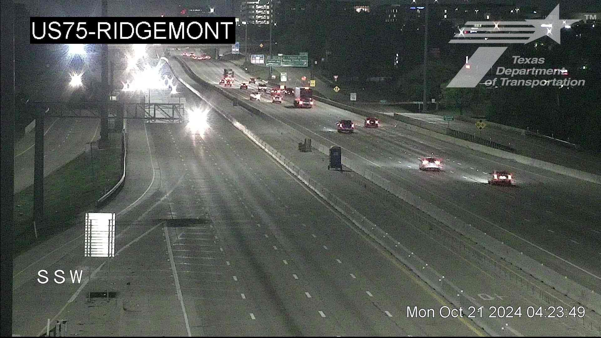 Traffic Cam Allen › North: US 75 @ Ridgemont