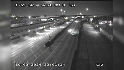 Traffic Cam Houston › South: IH-69 Southwest @ West BW 8 (S)