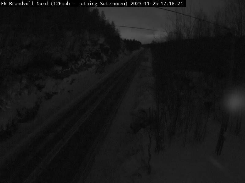 Traffic Cam Brandvoll: E6 - nord (Setermoen)