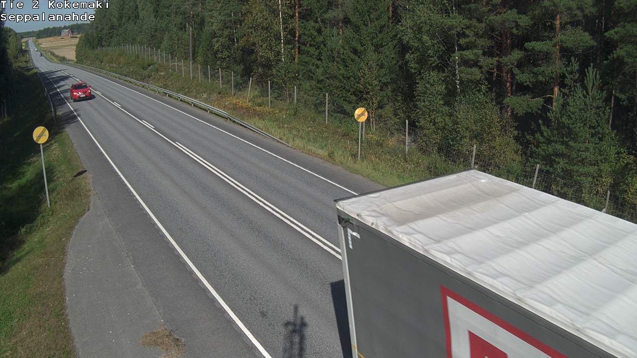 Traffic Cam Kokemaki: Tie - Seppälänahde - Poriin