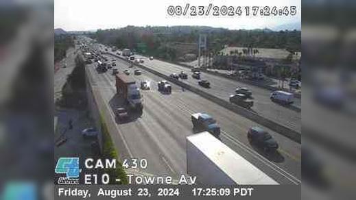 Traffic Cam Pomona › East: I-10 : (430) Towne Ave