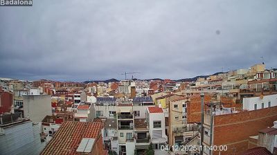 Imagen de webcam diurna Badalona