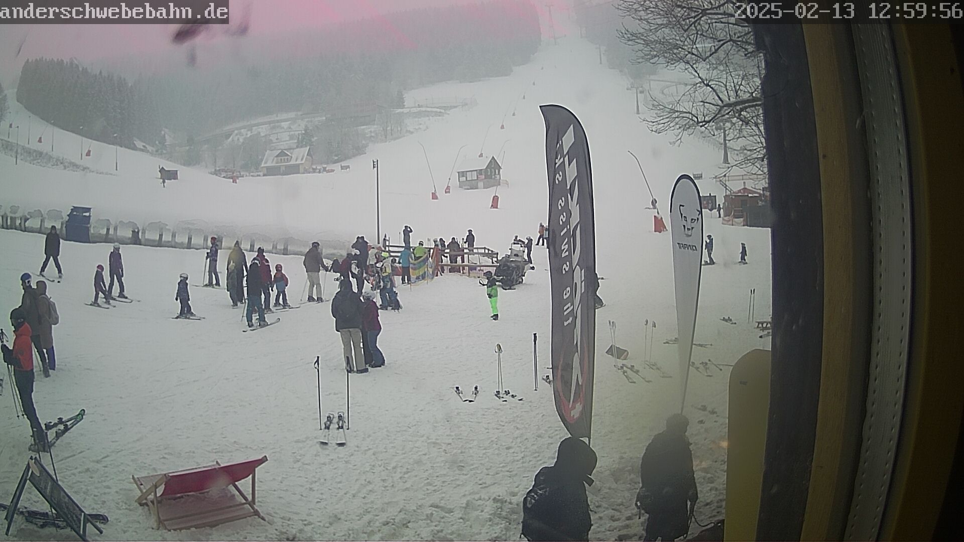 Traffic Cam Oberwiesenthal: Oberwiesenthaler Skigebiet