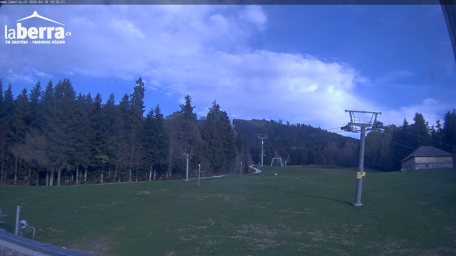 La Roche: La Berra, départ de la station
