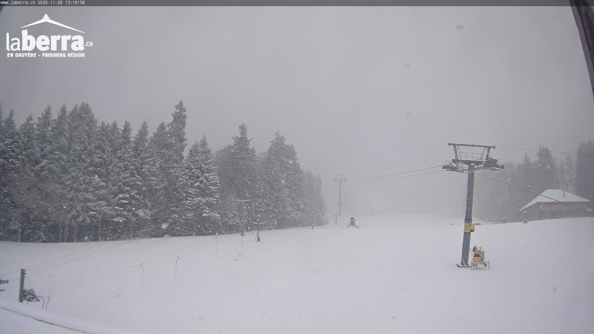 La Roche: La Berra, départ de la station