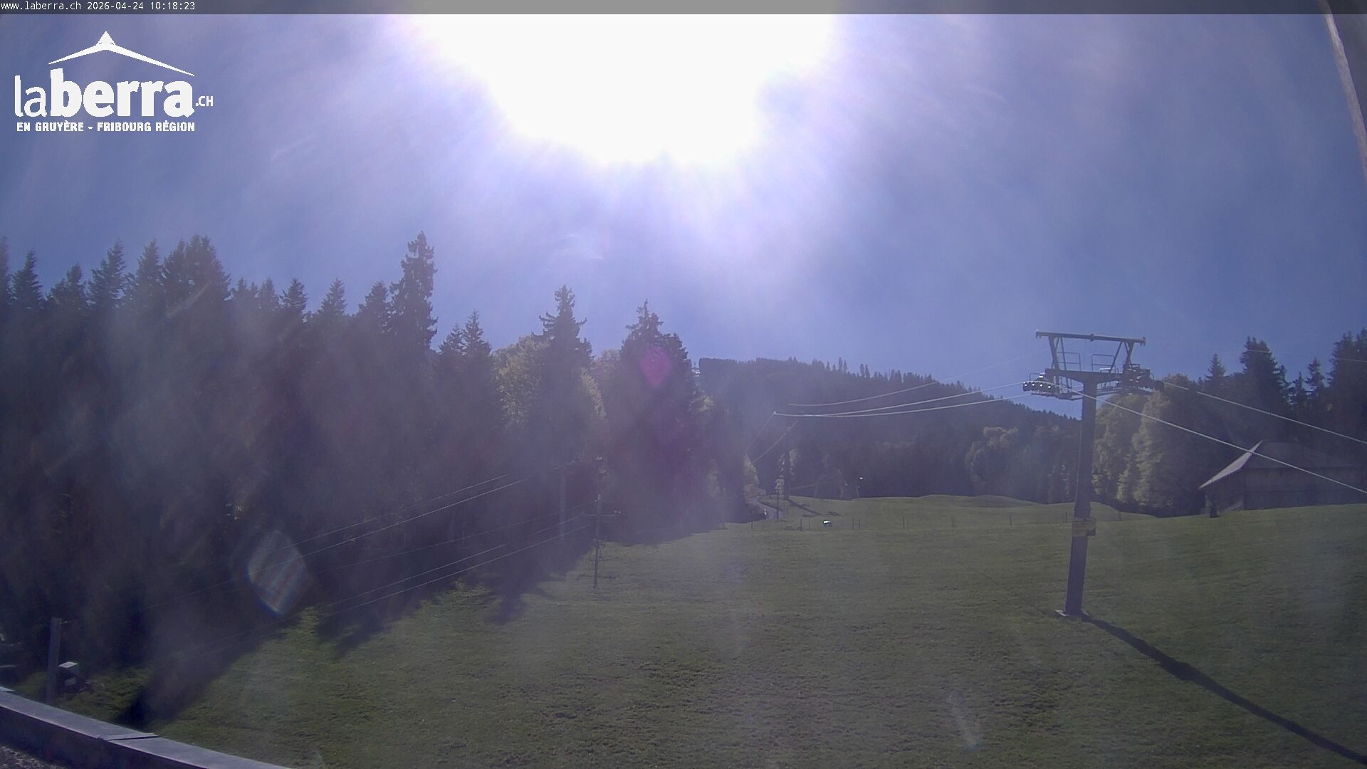 La Roche: La Berra, départ de la station