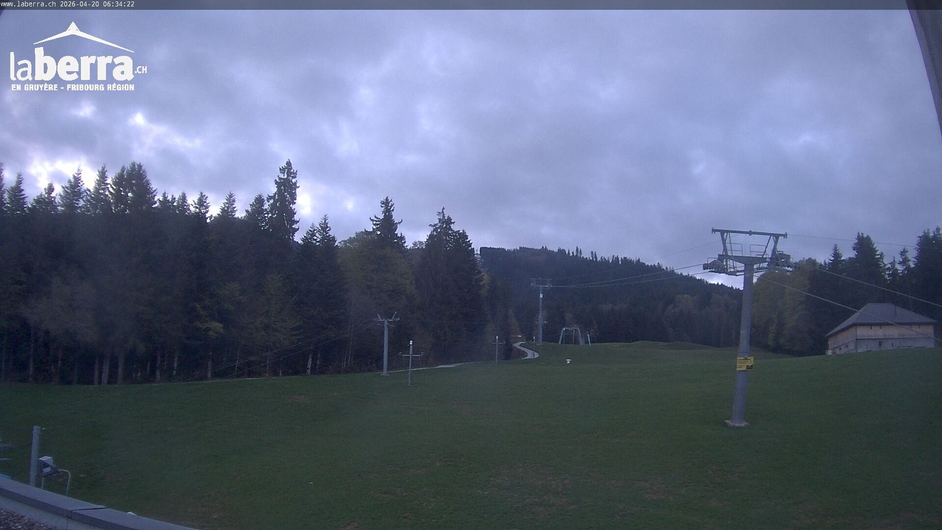 La Roche: La Berra, départ de la station