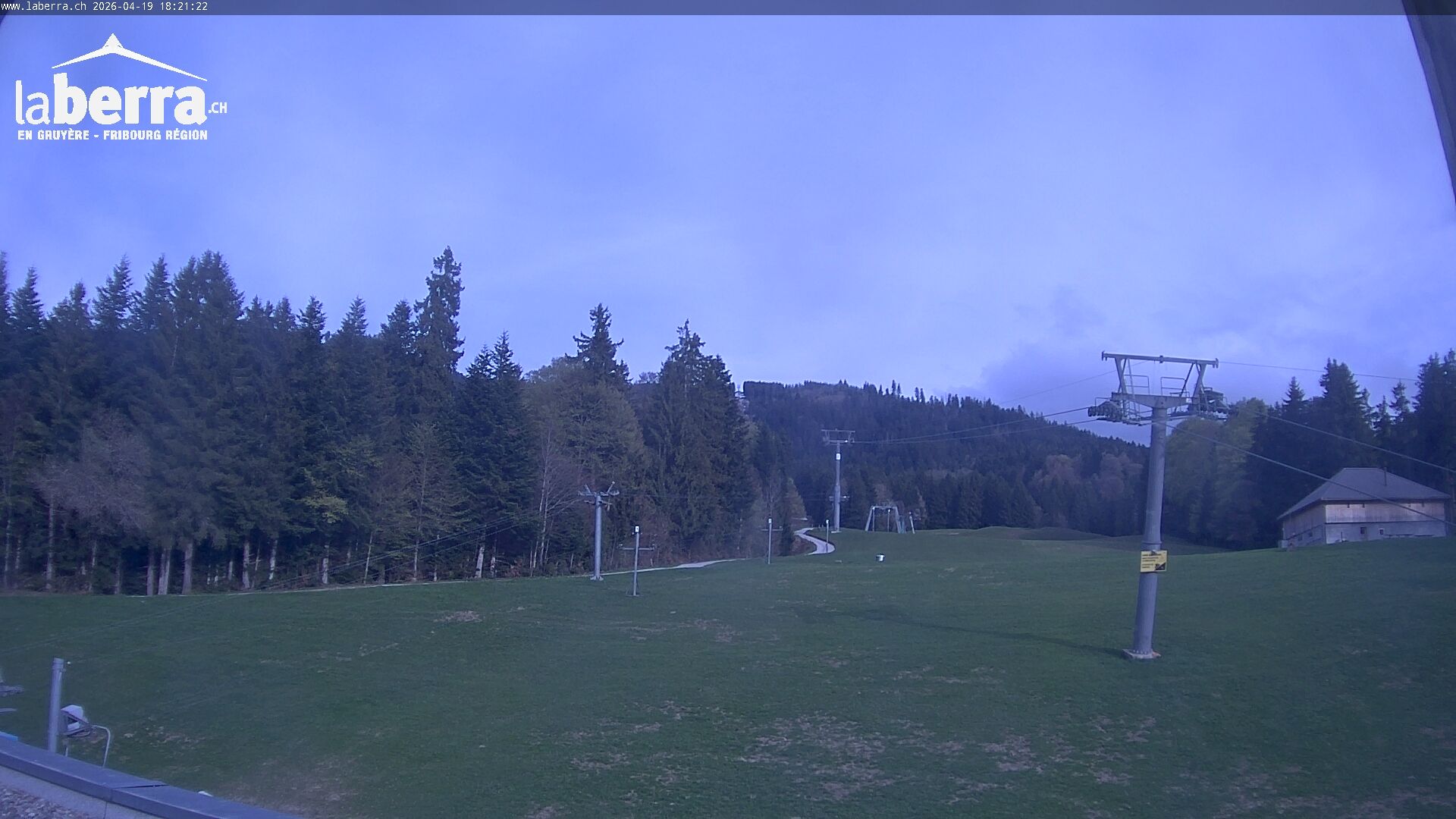 La Roche: La Berra, départ de la station