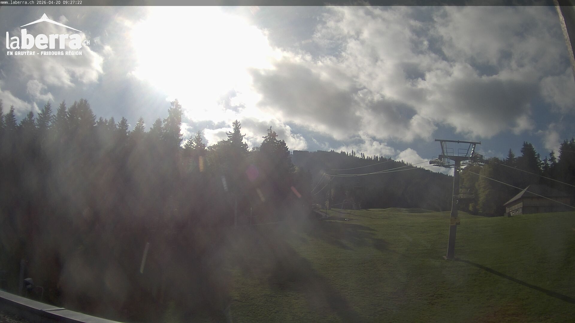 La Roche: La Berra, départ de la station