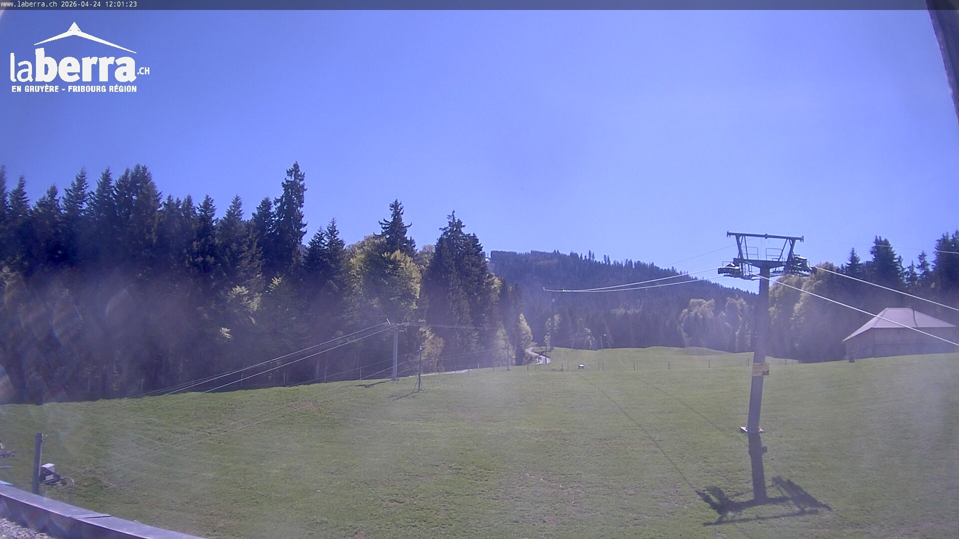 La Roche: La Berra, départ de la station