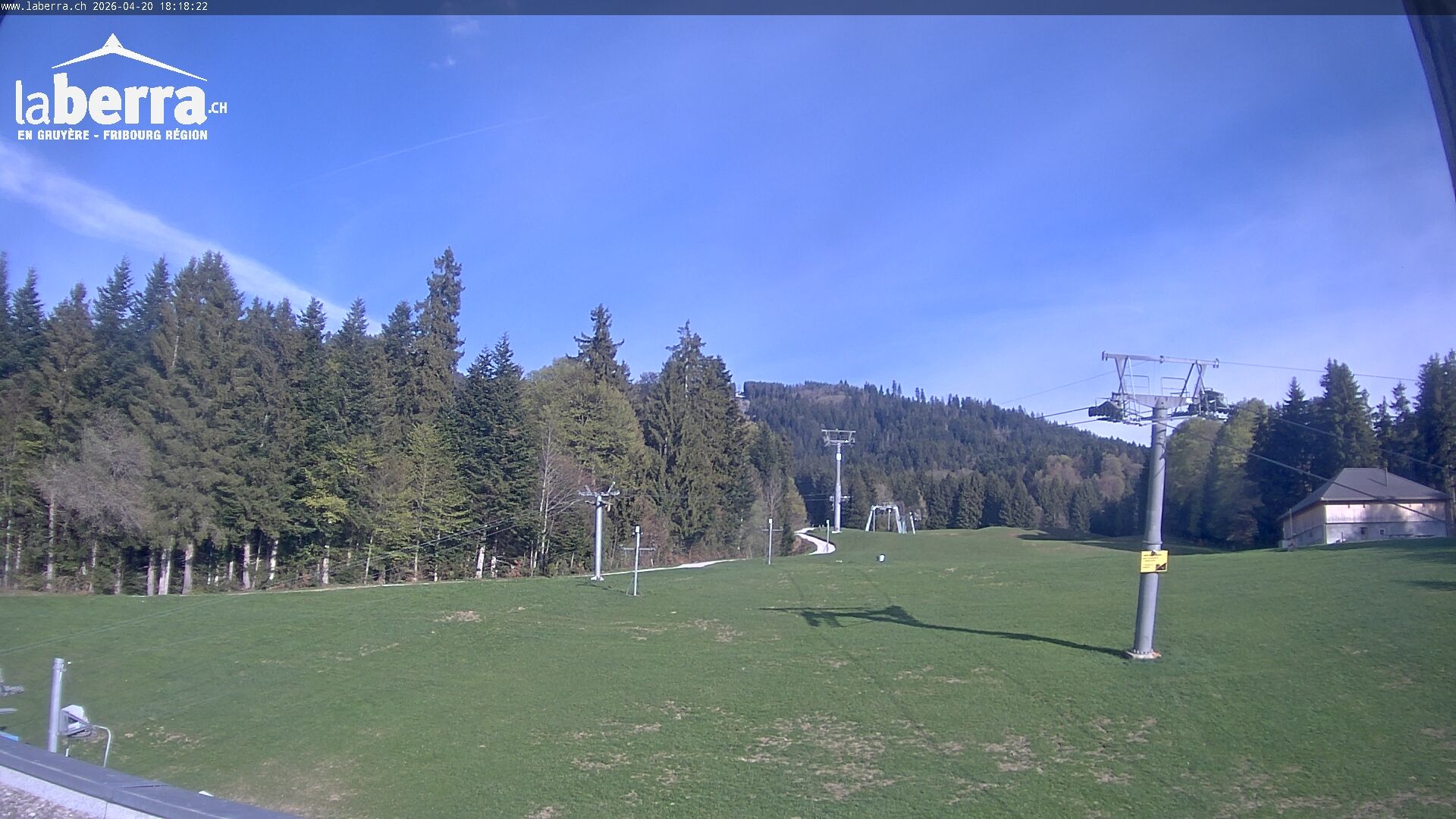 La Roche: La Berra, départ de la station