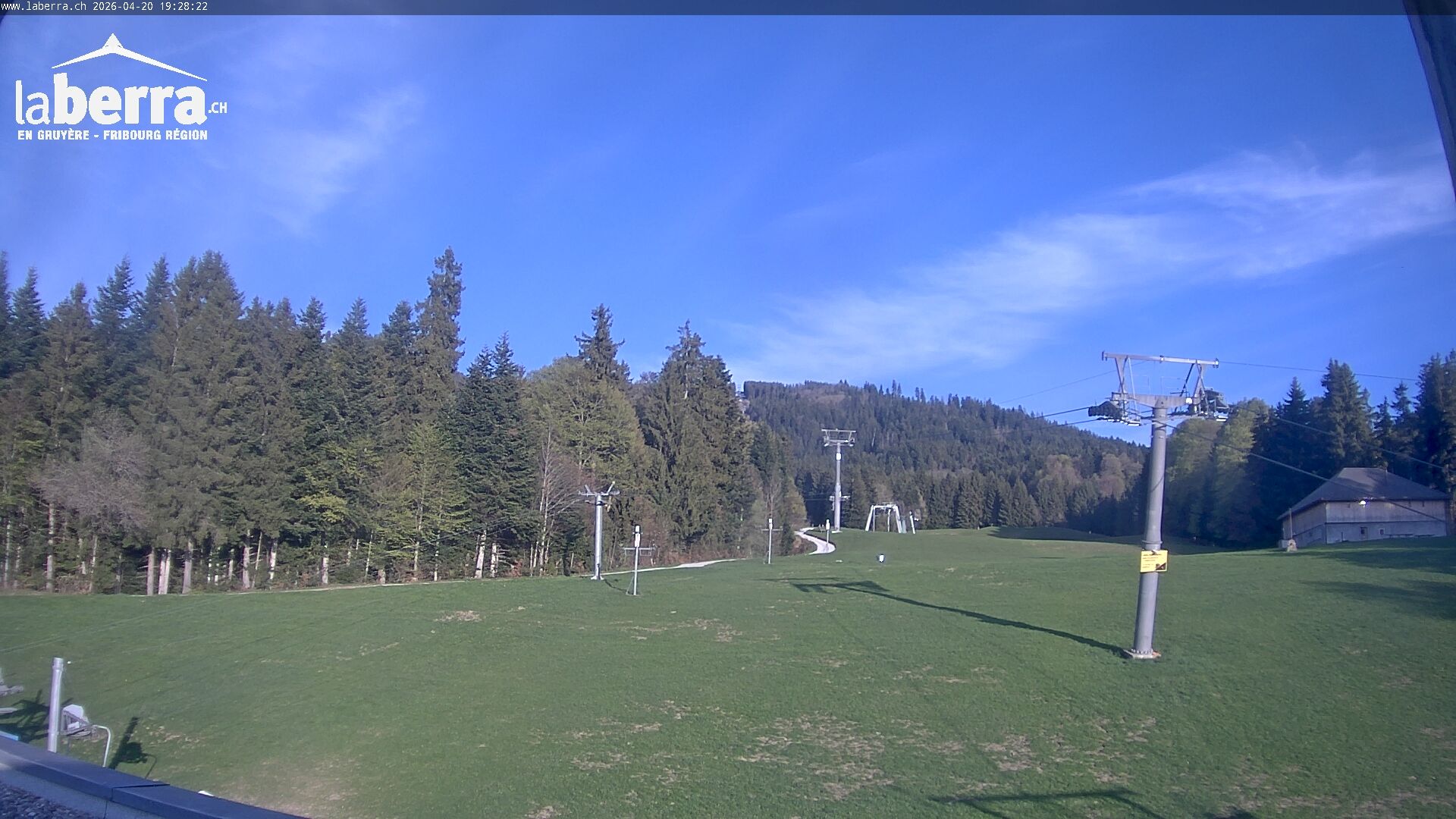 La Roche: La Berra, départ de la station
