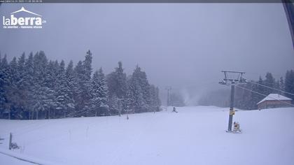 La Roche: La Berra, départ de la station