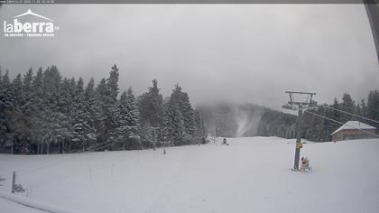 La Roche: La Berra, départ de la station