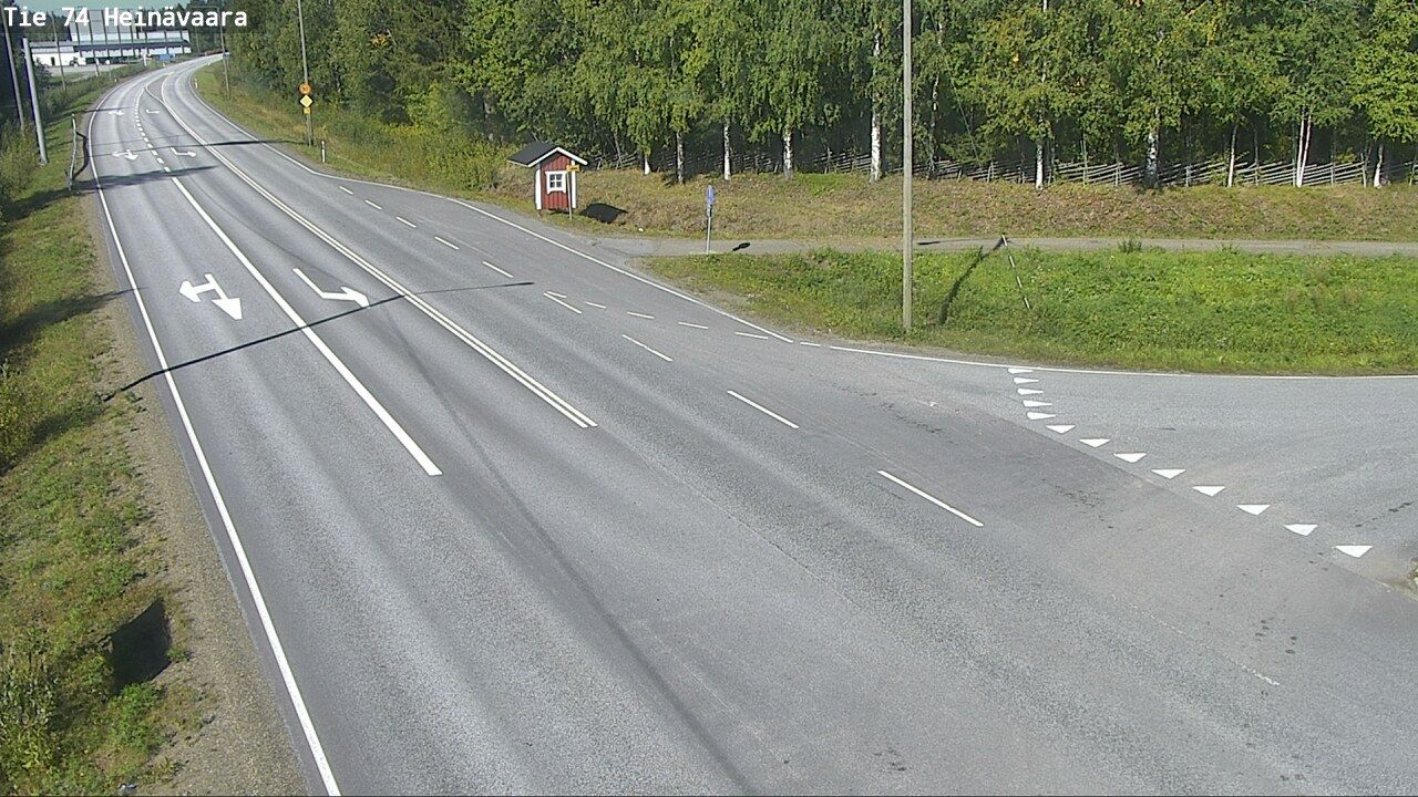 Traffic Cam Joensuu: Tie - Heinävaara - Joensuuhun