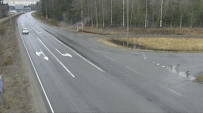 Daylight webcam view from Joensuu: Tie 74 − Heinävaara − Joensuuhun