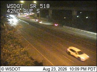 Traffic Cam Burien: SR 518 at MP 2.9: 42nd Ave S